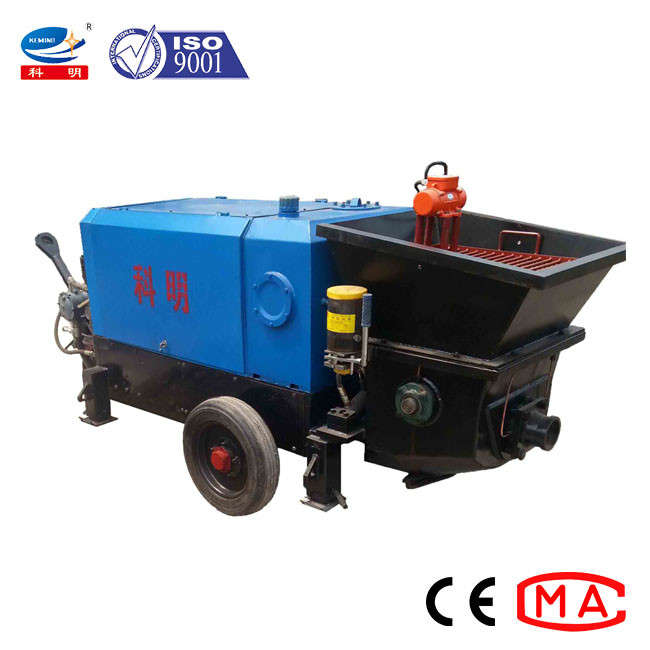 22kw Concrete Shotcrete Machine Static Small Concrete Pump 3 - 8m3/H Capacity