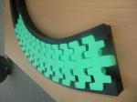 flexible conveyor chains LF878TAB-K325 small radius chain flexible conveyor