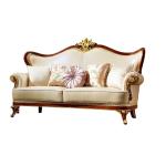 Elegant Living Room Furniture Classic Leather Luxury Sofa Set
