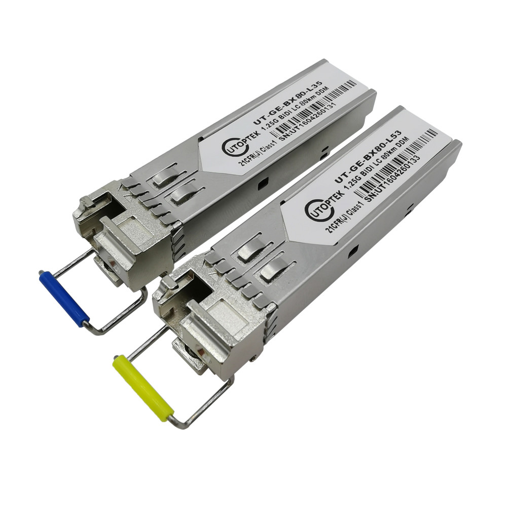 1.25G SFP Simplex LC 120km SFP Transceiver module for Cisco/Huawei/Mikrotik/HPE hub switch use