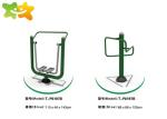 Children Outdoor Park Exercise Equipment Unique Design Low Maintain Eco Friendly