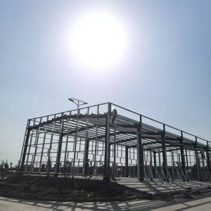 Galvanized Steel Structure For Industrial Park Buildings - Resilient Against