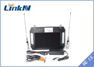 China Outdoor Portable COFDM Receiver , AV Output Handheld Receiver Battery Powered factory