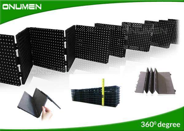 Folding Stage Background LED Screen Flexible , Outdoor SMD LED Display Video