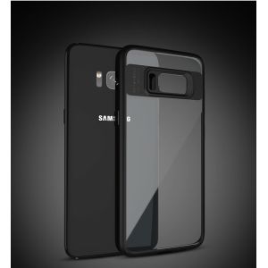China 2017 new Crystal Gel Ultra-Thin case transparent Soft TPU PC 2 in 1 kickstand cover for Samsung galaxy S8 S8PLUS on sale