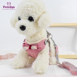 China Comfort Custom Grey Dog Harness Vest Durable Dog Leash For Small Puppy factory