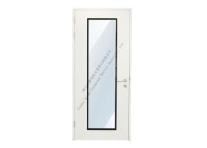 China Soundproof Stainless Steel 30min Fire Rated Glass Doors factory
