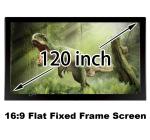 High Quality Picture 120 Inch 10 Feet Fixed Frame Projection Screen Wall Mount