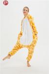 Wholesale Soft Flannel Fleece Funny Giraffee pajamas Mascot Costumes