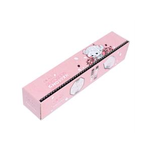 China OEM ODM Umbrella Packing Box , 4C CMYK Pink Paper Display Box factory