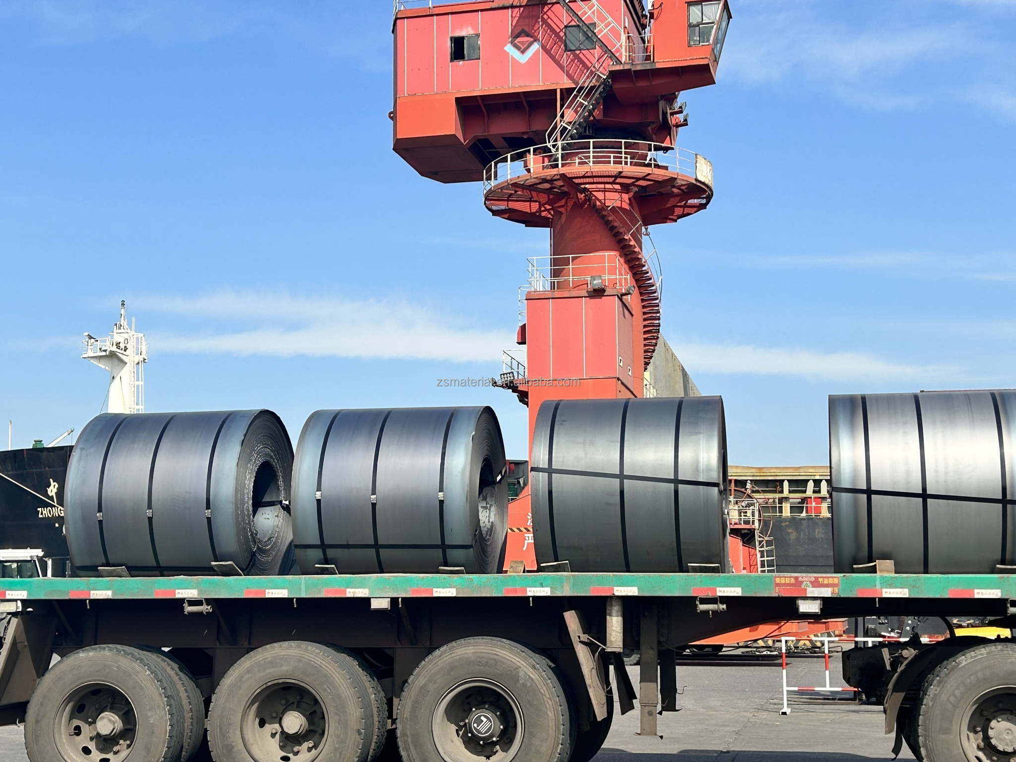 Customizable Thickness Carbon Black HRC Hot Rolled Steel Coil from RIZHAO Mill Q235B 1.2*1250mm with Decoiling Service