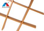 Wooden Color Aluminium Grid Ceiling With Powder Coating Hot Print