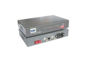 China E1 Fiber Modem SM 1310nm Rack Mount Media Converter , Rack Unit Converter SC 20km factory