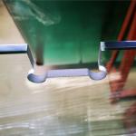 Bathroom Shower Tempered Glass Sliding Door 10mm Frosted Frameless