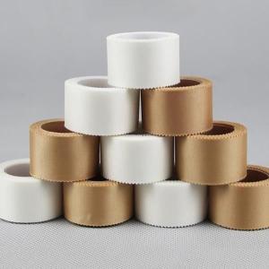 China 1.25cm×5y Medical Plaster Tape , Silk Adhesive Surgical Plaster Tape factory