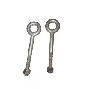 China Galvanized Carbon Steel Galvanized Forged Regular Nut Eye Bolt G291 Lifting Eyebolt factory