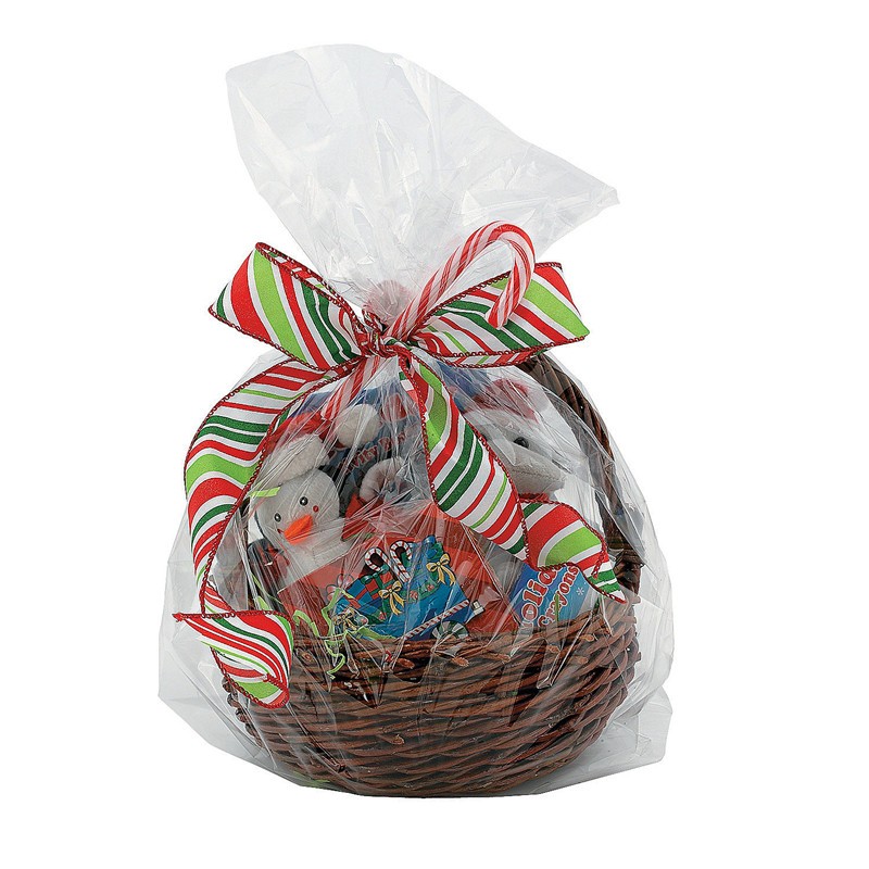 Transparent Cellophane Gift Wrap Bags For Thanksgiving / Birthday Party