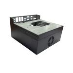Wallmount IPC Chassis Laser Cut Bending Metal Industrial 24 Bay Server Case
