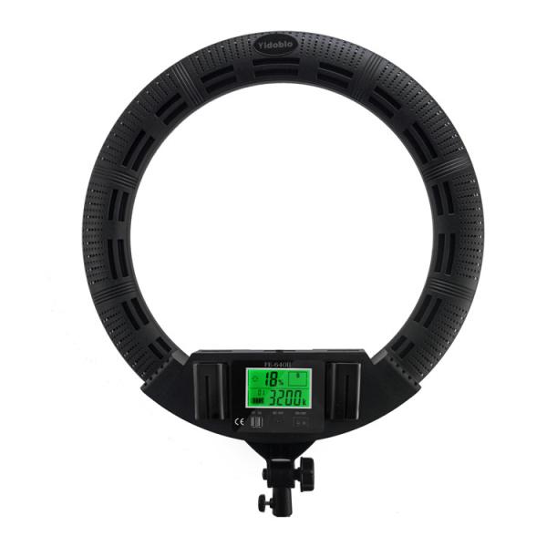 Yidoblo 22inch LED Ring Light BI-Color FD-640II Rechargeable 100w Photo Studio