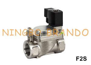 China 1.6 MPa Stainless Steel 316 Solenoid Valve For Air Water Gas 220V 110V 24V 3/8'' to 2'' factory