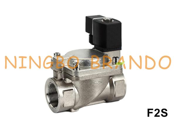 1.6 MPa Stainless Steel 316 Solenoid Valve For Air Water Gas 220V 110V 24V 3/8''
