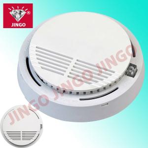 China Electric fire alarm battery portable smoke detector sensor with sounder alarm factory