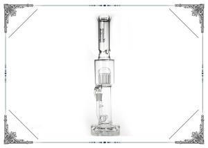 China Sovereignty 18 Inch Tall Glass Smoking Water Pipe 12 tree arms Perc Hookah Bongs factory