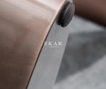 Unique Living Room Marble Top Stainless Steel Metal Leg Modern Coffee Table