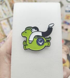 China Famous Basketball Player Cartoon Chic Boys Enamel Pin Badges Custom 0.8mm To 2mm Thick factory