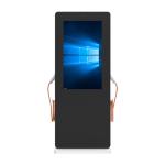 4K Outdoor Digital Signage Kiosk / Advertising Kiosk Display 24V 1080mm Width