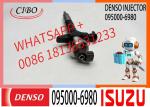 Common Rail Diesel Injector 295050-1900 095000-6980 8-98011604-0 8-98011604-5 8