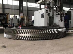 China GS42CrMo4 Alloy Steel 50TPD 100TPD cement plant Mill Girth Gearand rotary kiln girth gear factory
