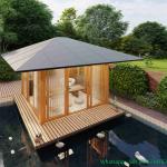 Japanese Tea Room Style Aluminum Pavilion Discover Beauty and Functionality
