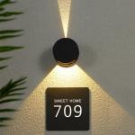 Outdoor adjustable waterproof wall lights modern simple household style exterior