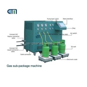 automatic refrigerant split charging machine ac recharge machine R134a R22