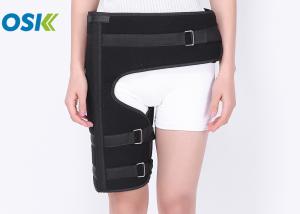 China Neoprene Knee Support Brace Thigh Wrap Type Black Long - Term Usage factory