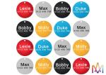 30mm 40mm Round Cat Dog Tags Personalized Pet Charms