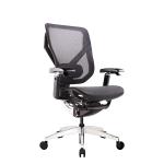 BIFMA 65mm PU Castors Ergo Desk Chair Ergo Lumbar Support Office Chair