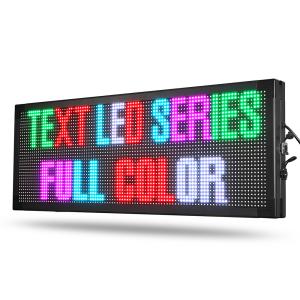 China DIP546 Window Outdoor Digital LED Signs 15*52 Inch Waterproof Full Color factory