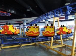 China Kiddie Ride Indoor Mini Fun Roller Coaster Sliding Snail Train with Track for Sale factory