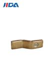 M3 Stamped Copper Plated Square Weld Nut Z Shaped