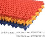 Moisture Proof Outdoor Sports Surfaces Colorful Interlocking No Bulging
