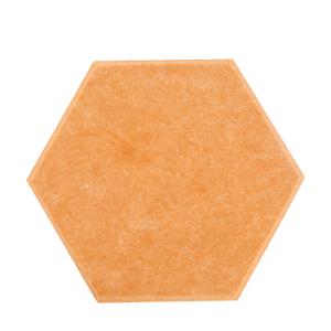 China Custom Sound Proofing Ceiling Panels Polyester Fiber Hexagon Acoustic Panels factory
