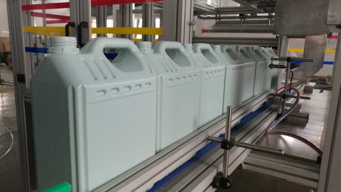 HDPE Plastic Barrel Bagging Packing Machine Shampoo Bottle Full Automatic 380V