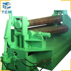 3 Rollers Hydraulic Cone Rolling Machine Steel Conical Cover Bender