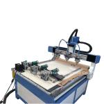 3 Heads 3 Rotary Axis Wood Metal Stone CNC Engraving Cutting Machine