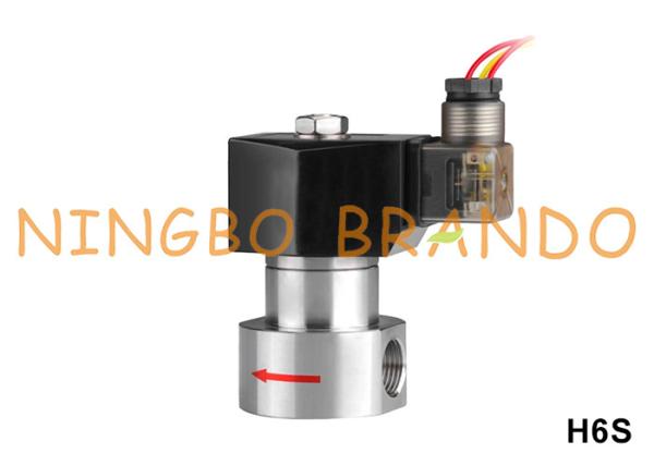 90 bar Water Air High Pressure Stainless Steel Solenoid Valve 1/4'' 3/8'' 1/2''