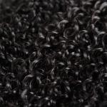 Tangle Free Peruvian Curly Hair Extension Full End Human Virgin Hair Extension