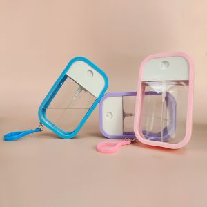 China Portable 38ml 45ml 50ml Credit Card square Plastic Perfume Atomiser Fresh Breath Mouth Spray Bottle factory