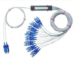 China Low Excess Loss Single Mode Fiber Splitter , GPON Optical Splitter For FTTX Systems factory